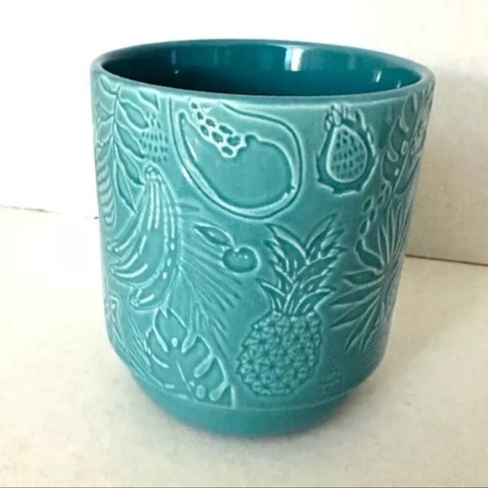 NEW Starbucks HAWAII COLLECTION CERAMIC MUG 12 fl oz Aqua Blue Tropical Ocean - Picture 3 of 5